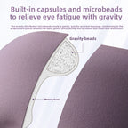 3D Weighted Sleep Eye Mask with Glass Beads & Light Blocking – Averono