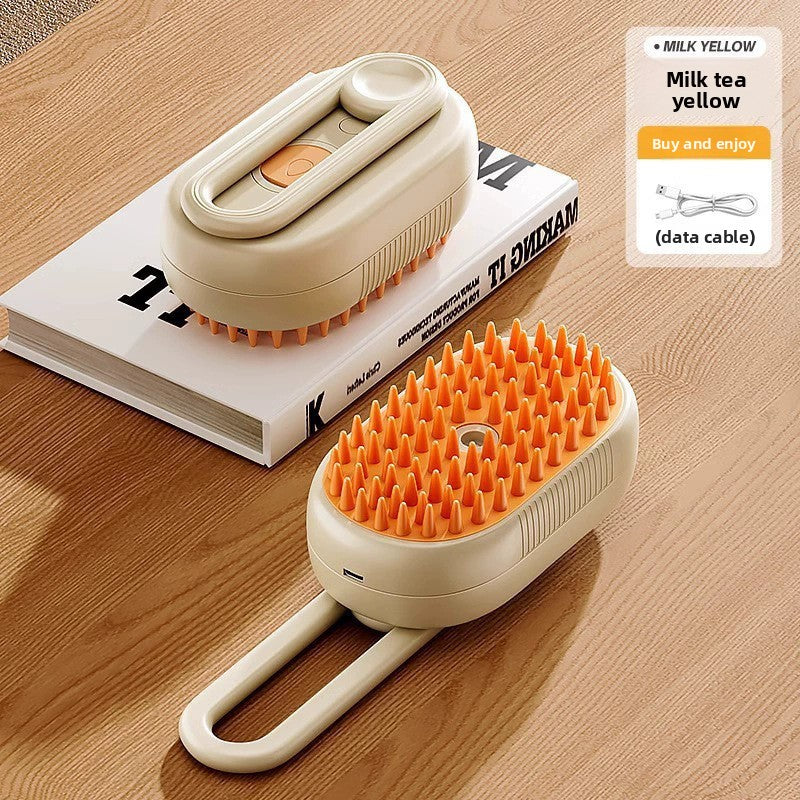 Pet Spray Massage Comb for Loose Hair Removal No-Bath Grooming Tool