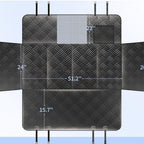 Hard-Bottom Dog Car Seat Cover & Back Seat Extender
