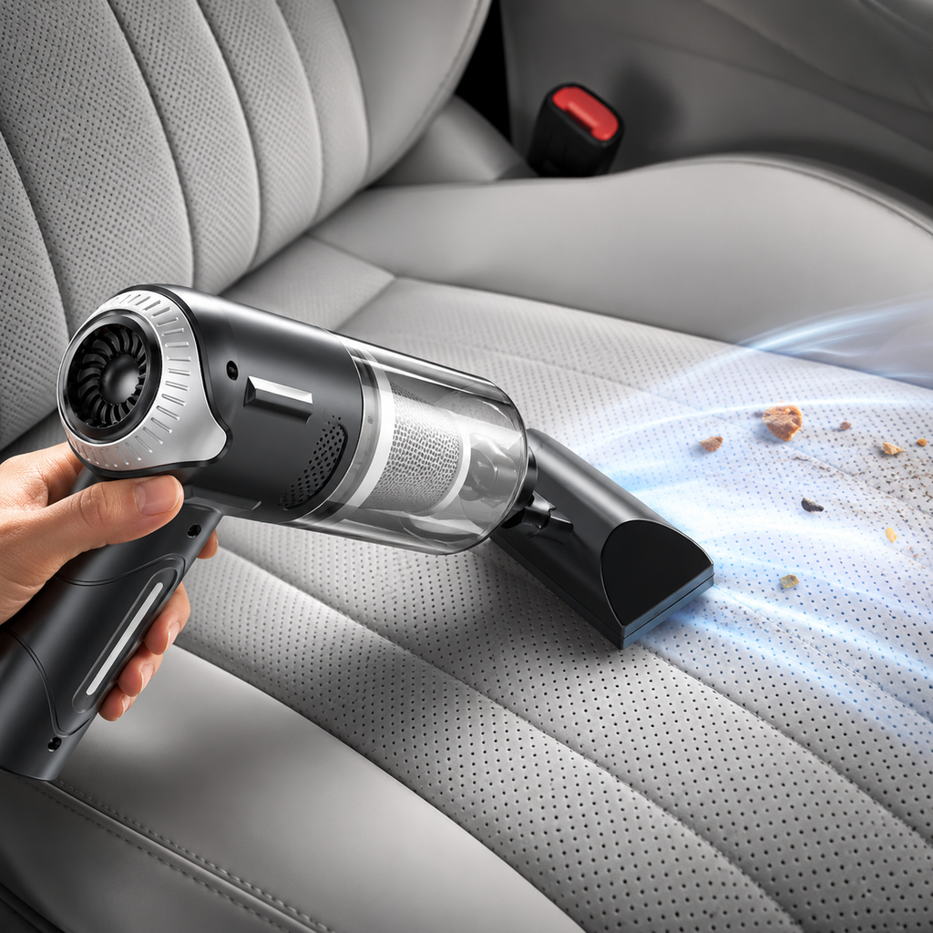 Portable Pet Hair Vacuum & Grooming Cleaner