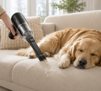 Portable Pet Hair Vacuum & Grooming Cleaner