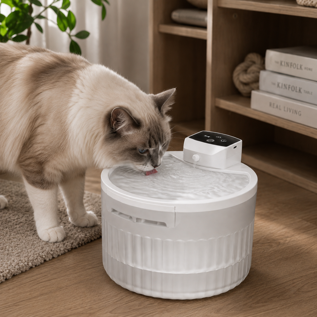 Wireless UV Cat Water Fountain – 5000mAh
