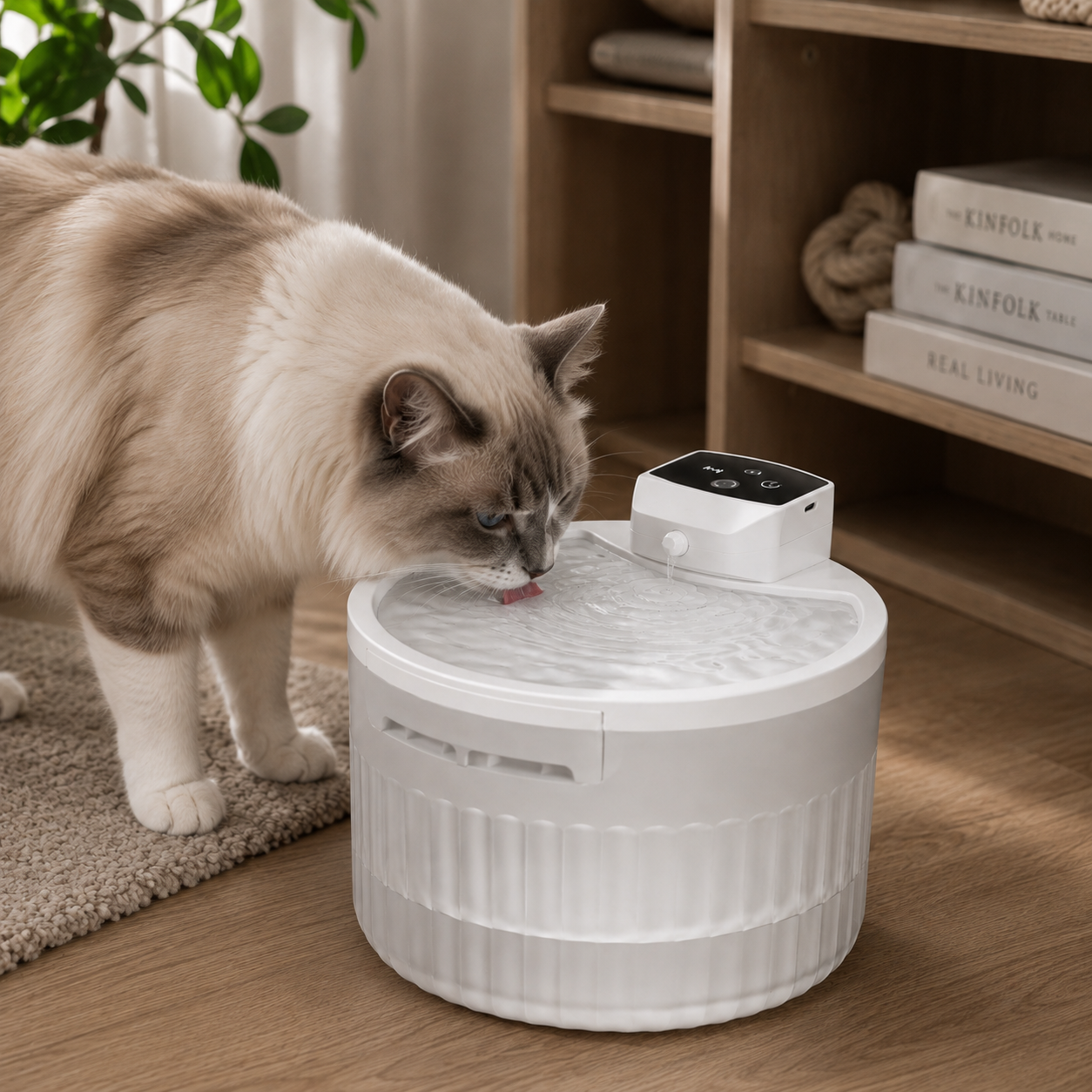 Wireless UV Cat Water Fountain – 5000mAh
