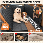 Hard-Bottom Dog Car Seat Cover & Back Seat Extender