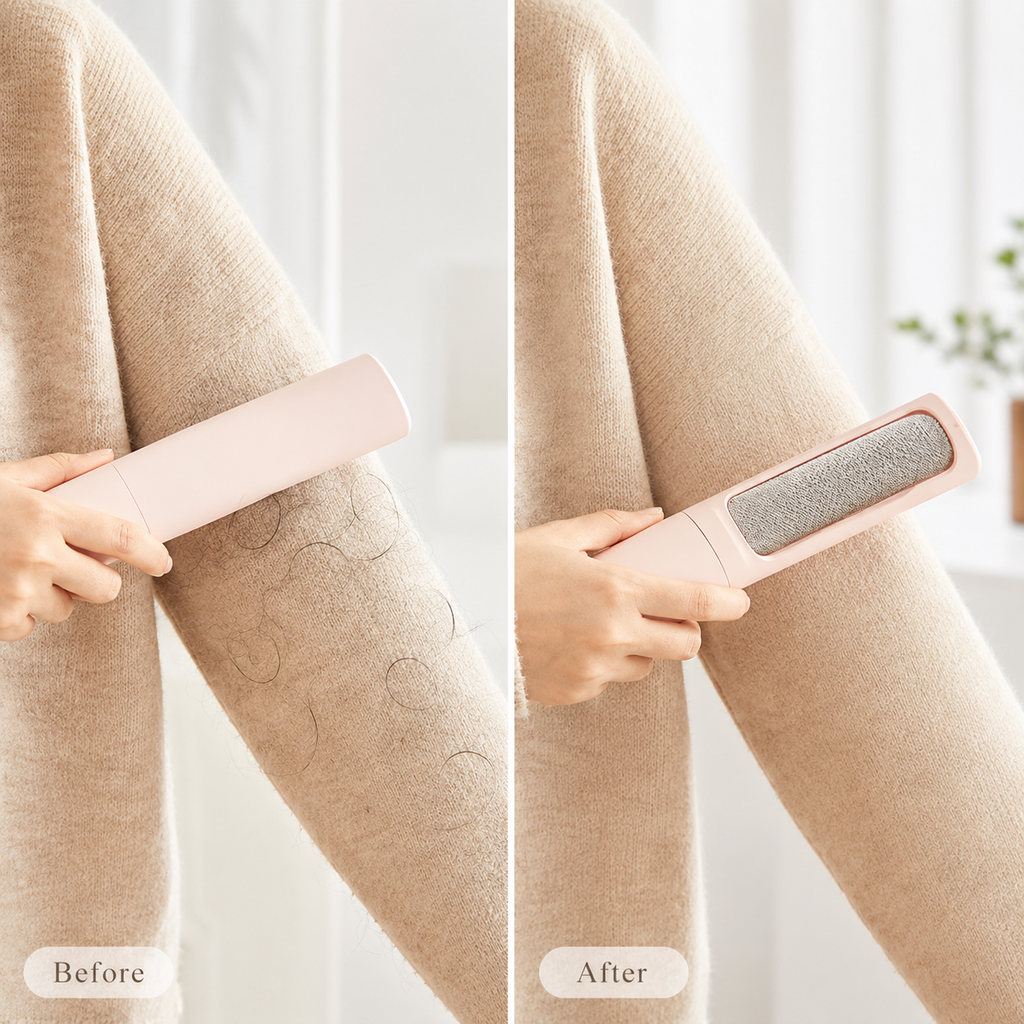 Reusable Self-Cleaning Pet Hair Remover Roller