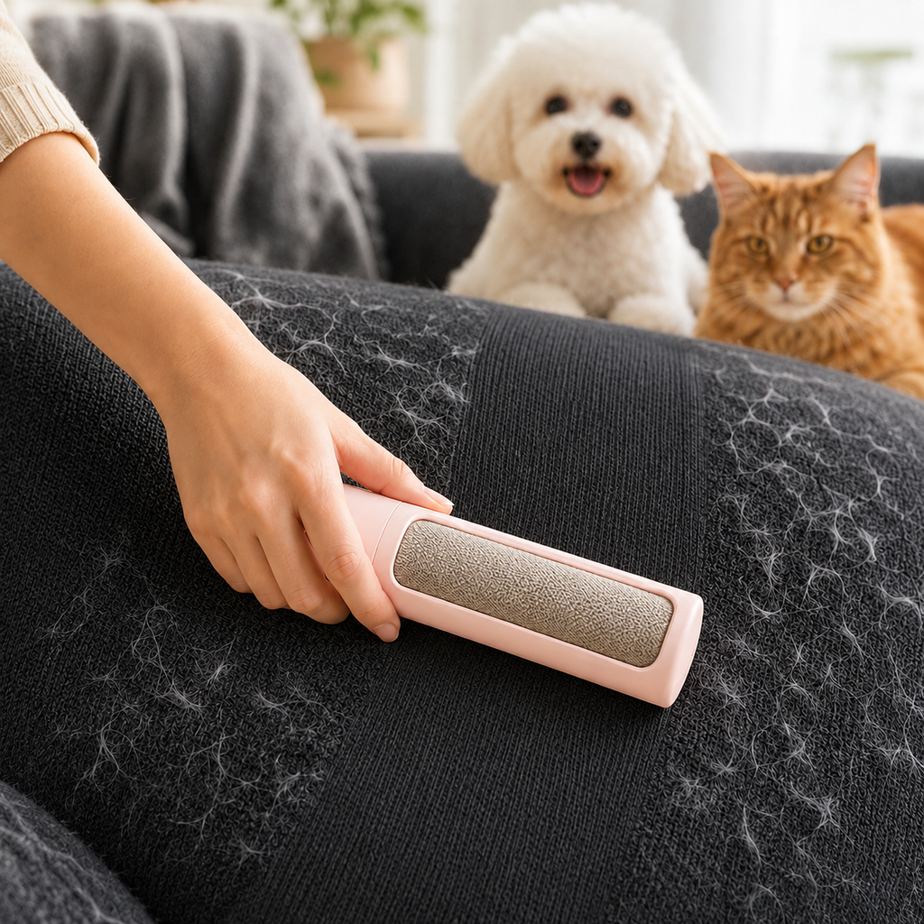 Reusable Self-Cleaning Pet Hair Remover Roller