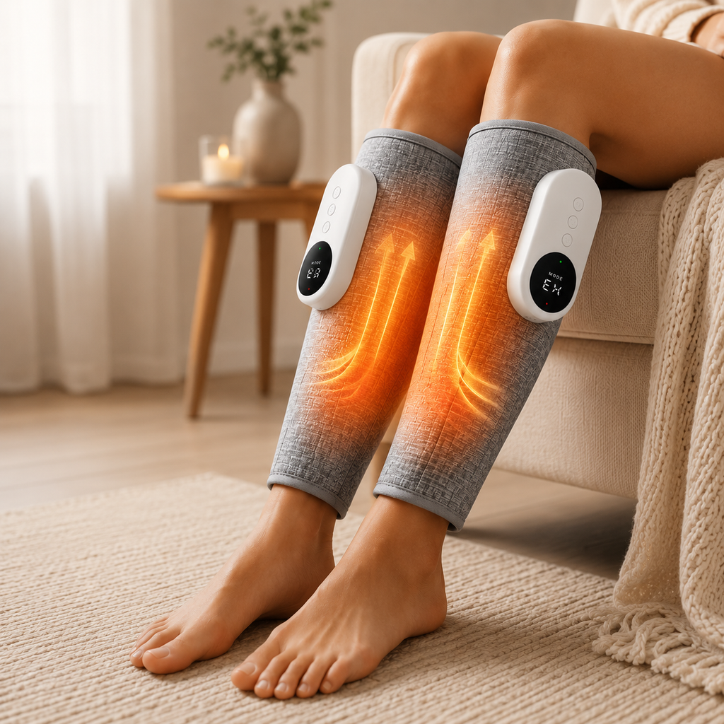 Heated Calf Massager with Air Compression & Vibration - Averono