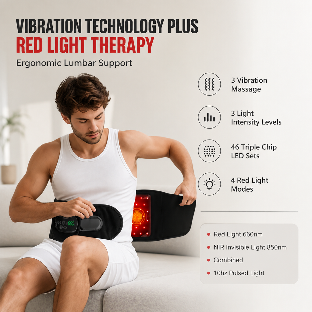 LED Infrared Heating Massage Physiotherapy Belt