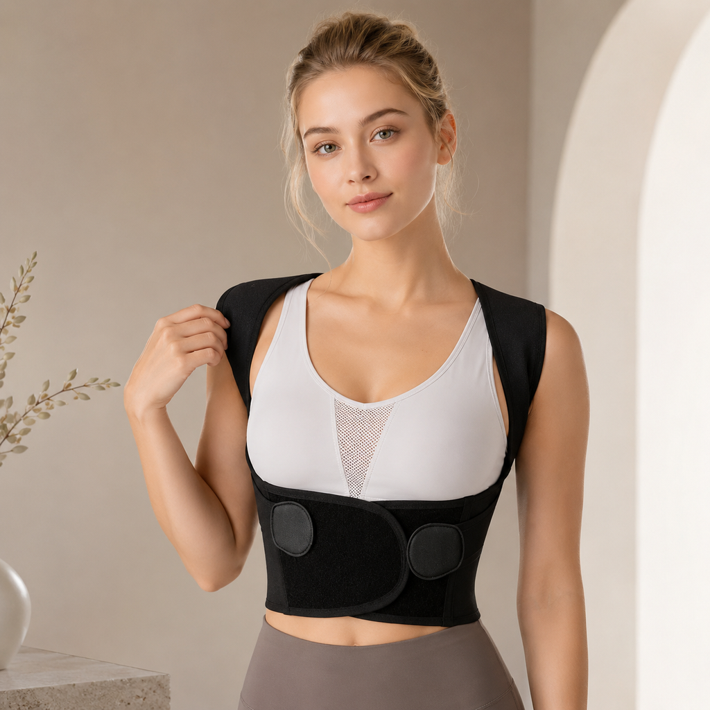 Adjustable Posture Support Brace with Back Support - Averono