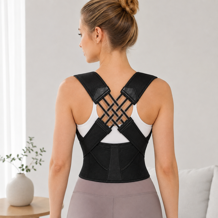 Adjustable Posture Support Brace with Back Support - Averono