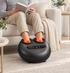 Heated Foot Massager with Air Compression, Kneading & Remote Control – Averono