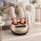 Heated Foot Massager with Air Compression, Kneading & Remote Control – Averono