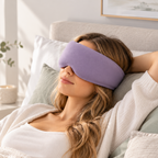 3D Weighted Sleep Eye Mask with Glass Beads & Light Blocking – Averono