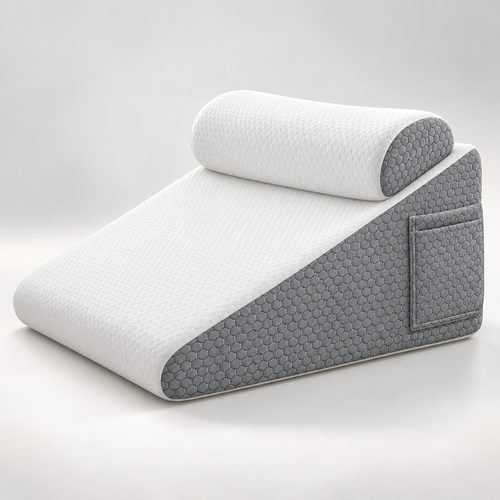 Averono Ergonomic Memory Foam Wedge Pillow with Headrest