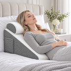 Averono Ergonomic Memory Foam Wedge Pillow with Headrest