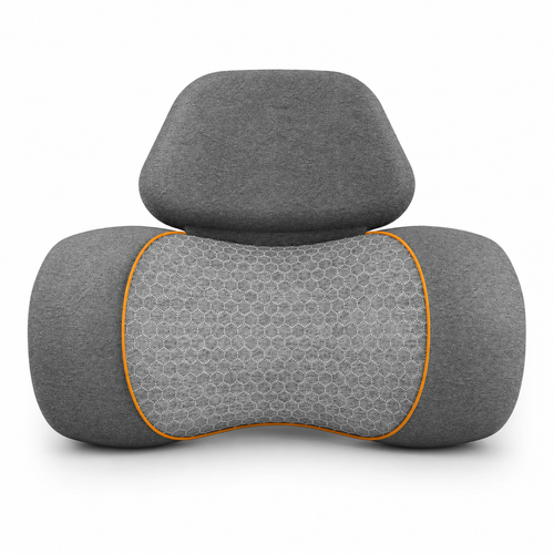3-in-1 Heated Neck Massage Pillow with Vibration & Air Pressure - Averono