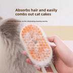 Pet Spray Massage Comb for Loose Hair Removal No-Bath Grooming Tool