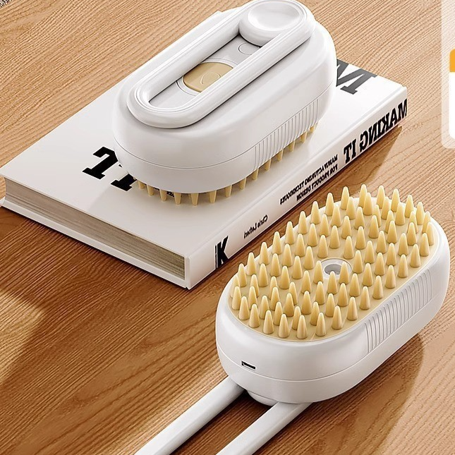 Pet Spray Massage Comb for Loose Hair Removal No-Bath Grooming Tool